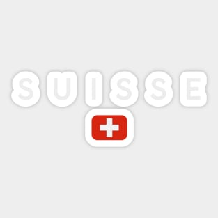 Switzerland flag, swiss flag Sticker